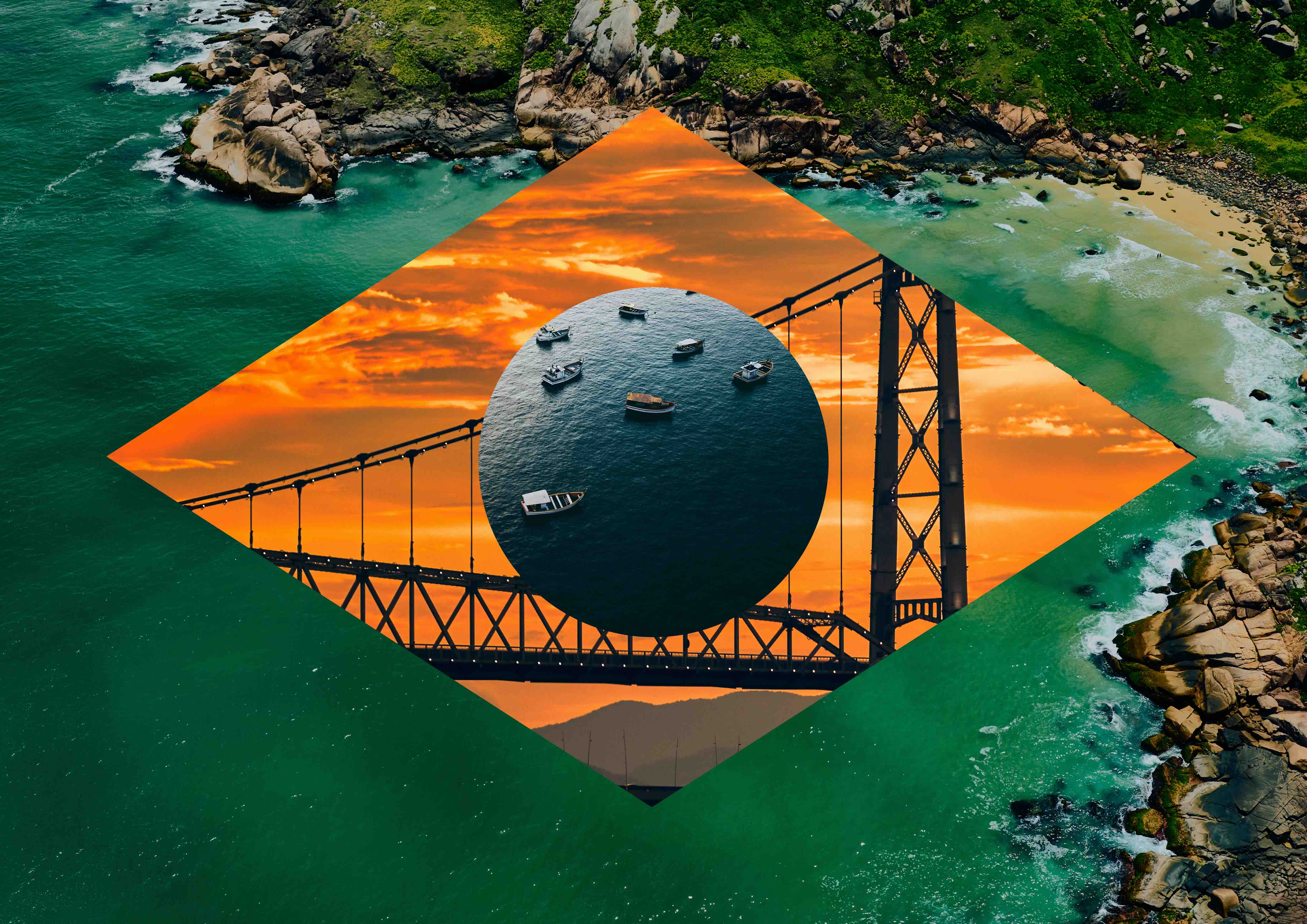 SOBREVOAR versão BRASIL | Florianópolis